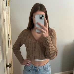 Hollister Cropped Sweater, Size XS